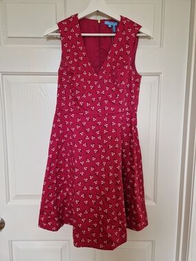 Draper James Pink Floral Midi Dress